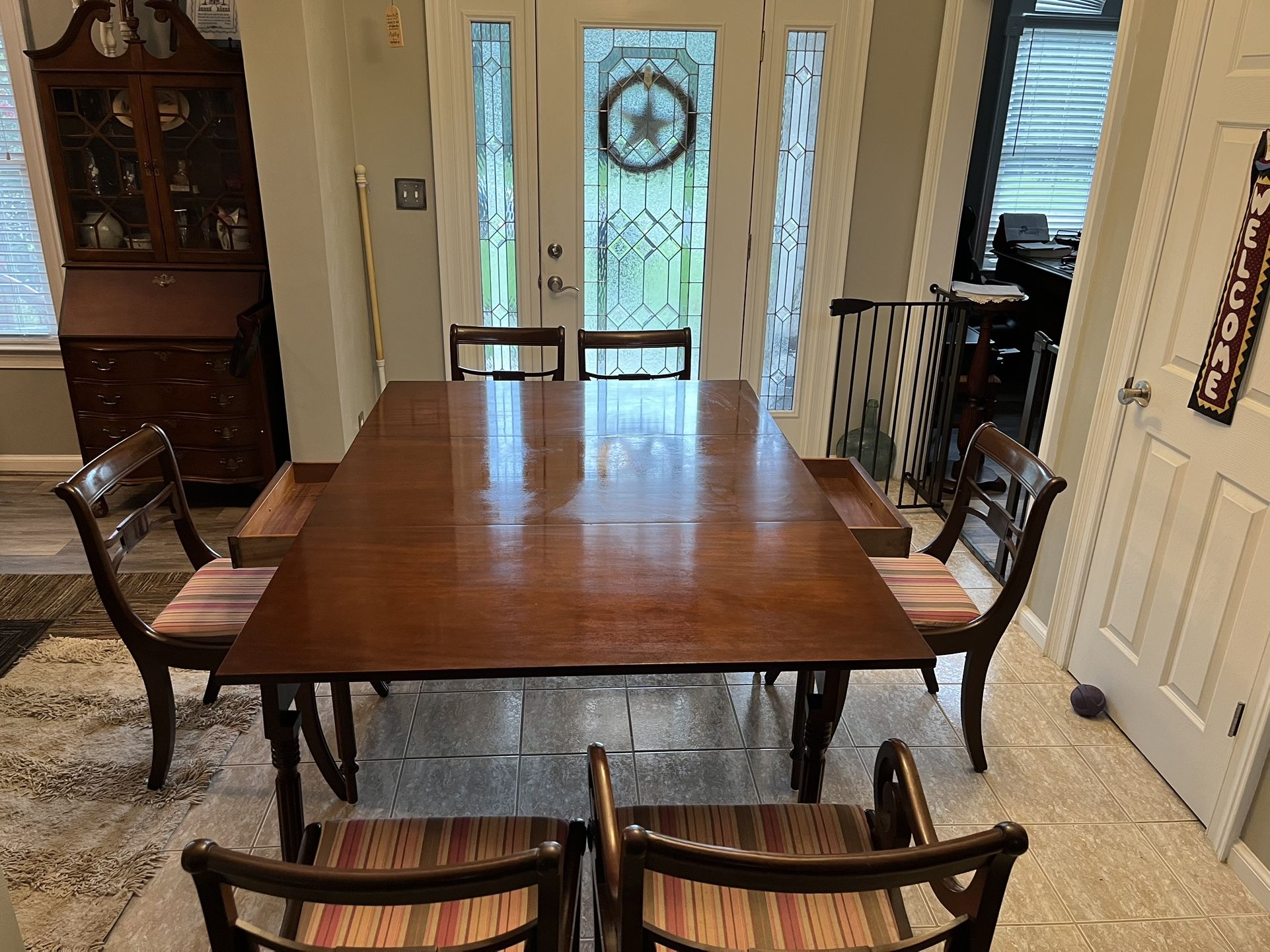 Dining Room Table With Drop Down Sides