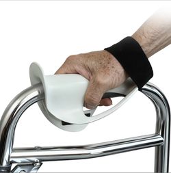 Right Hand Walker Splint With Two Securing Straps, Comfortable Walker Hand Grip, Hand Brace Splint For Seniors, Stroke Recovery,