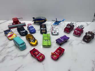 Disney Pixar Cars Diecast Car Lot - Assorted Characters, Multicolor