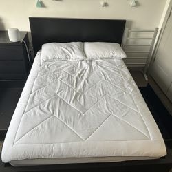 Ikea Malm Full bedframe And Two Storage Drawers