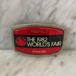 1982 Worlds Fair Belt Buckle - Knoxville, TN