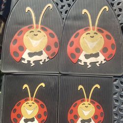 VW Mats With Lady Bug Logo