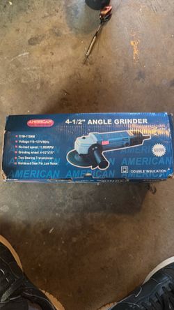 4 1/2” Angle Grinder **new in box**$30
