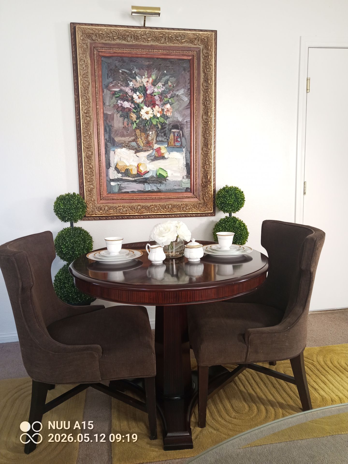 Small Decca Home dining table and chair set