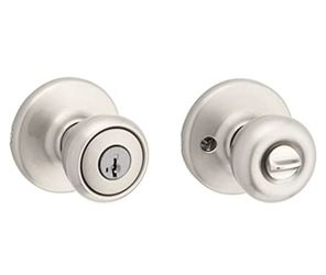 Kwikset Door Knob- In Satin Nickel