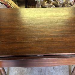 Old folding table
