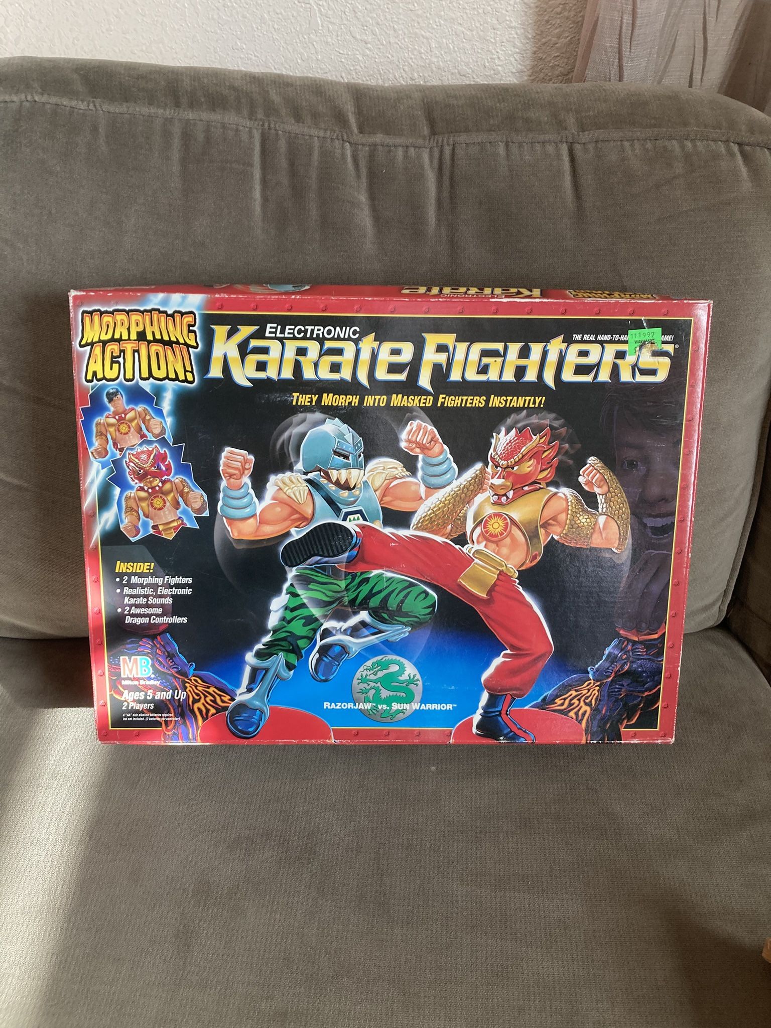 Vintage Karate Fighters Electronic Game Vtg