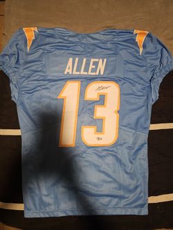 Keenan Allen signed jersey