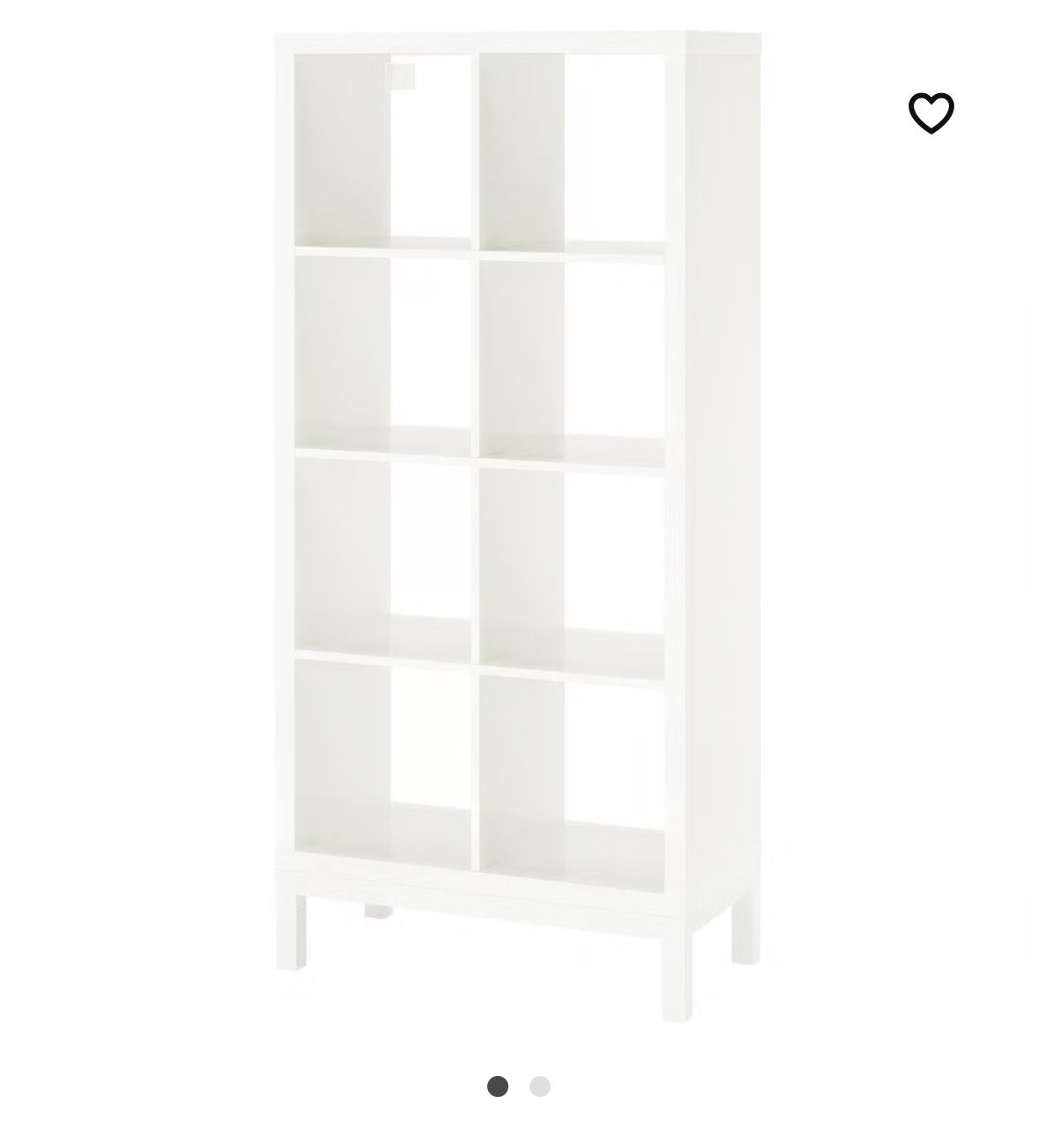 White Shelving Unit