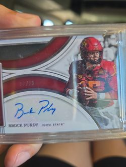 2022 immaculate Brock Purdy 49ers