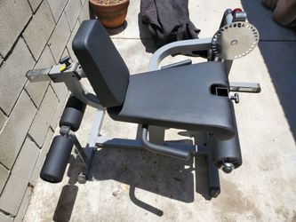 Leg curl extension machine