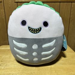 Squishmallows Disney Nightmare Before Christmas Barrel Plush Kellytoy NEW 11”