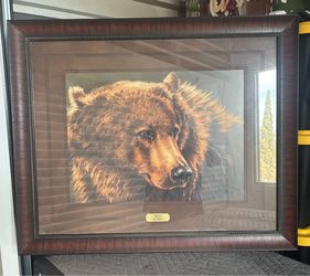 "Time Out" Framed Bear Print by Judi Rideout