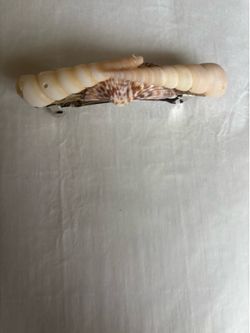 Handmade seashell hair clip