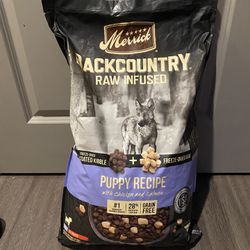 Merrick Raw Infused Puppy Food 20 LB Bag
