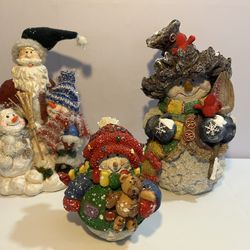 Christmas Holiday Figurines Decorations