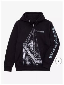 Silent Hill 2 Pyramid Head Symbols Zip Up Hoodie