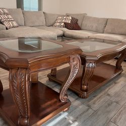 Matching Coffee Table And Side Table