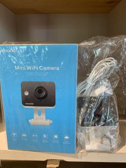 Zmodo 1080p Mini WiFi Pet Camera Two-Way Audio Smart Home Camera with Night Vision