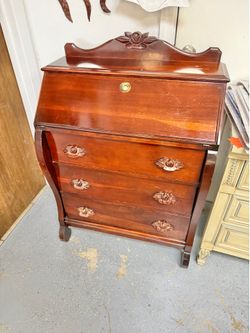 Antique dropdown desk