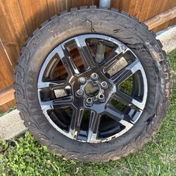 Chevy Silverado OEM Blk Wheel  - 20x9 