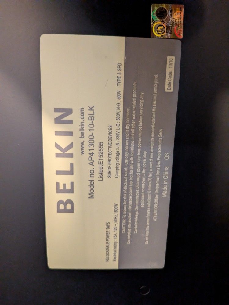 Belkin Home Theater Surge Protector