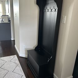 Entryway Coat And Shoe Storage With Bench
