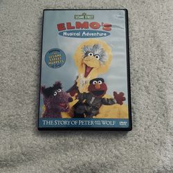 Sesame Street Elmo’s Musical Adventure Peter And The Wolf  DVD 