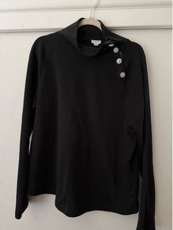 J Crew long sleeve black size large