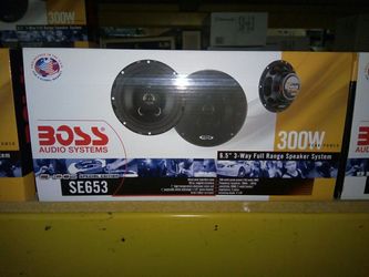 Boss Car Audio 6.5 inch 3 way speaker pair