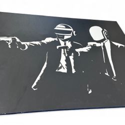 Daft Punk Pulp Fiction Banksy Street Art 36x48