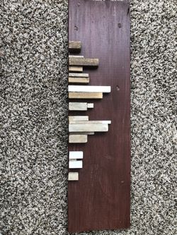 Skyline Wall Art- solid wood