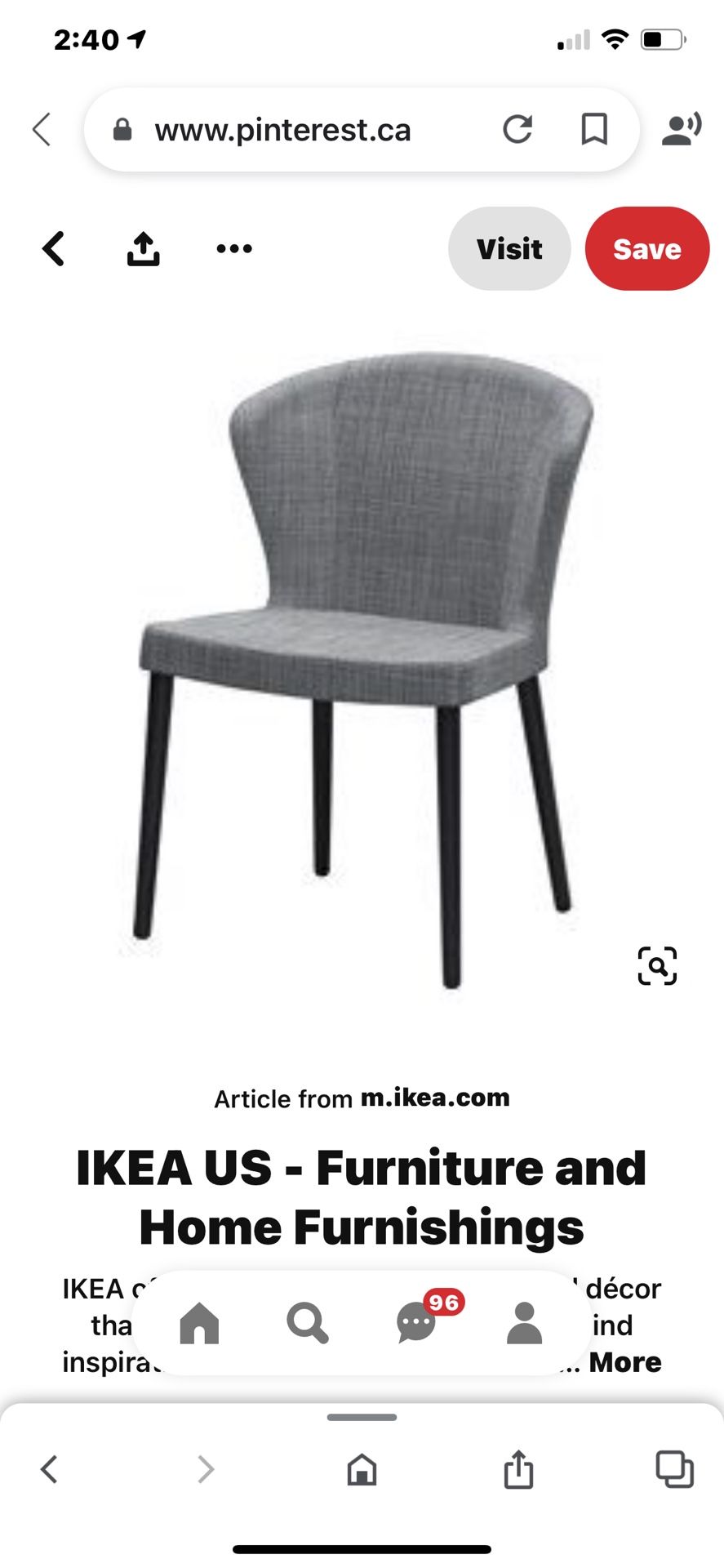 Oddmund chair online ikea