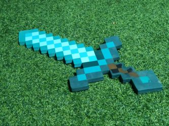 Minecraft Diamond Sword Foam Replica Toy