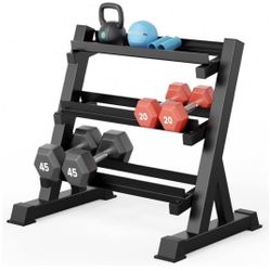 Dumbells Rack 3  3 Tier Capacity 1100 Lbs Brand New  In Box