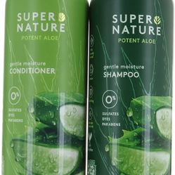Super Nature Potent Aloe Gentle Moisture Shampoo and Conditioner