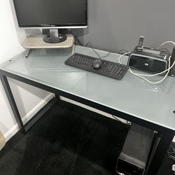 Desk , File Cabinet And Chair ONLY!!!!NOT COMPUTER 