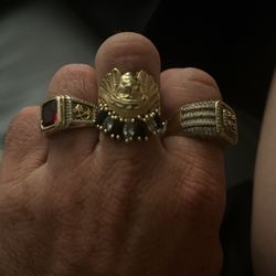 10k Gold Indian Ring 10k 450 