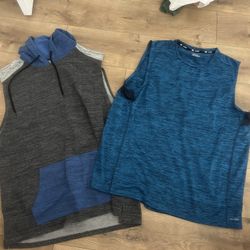 Men’s XXL tek gear dry tek Brooklyn cloth men co. Sweater sleeveless $12 Both 