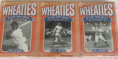 Baseball Wheaties cereal three pack