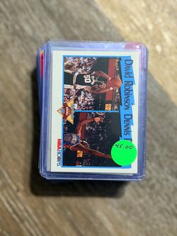 NBA Hoops David Robinson & Dennis Rodman Basketball Card