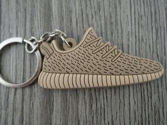 FLAT SILICON SNEAKER KEYCHAIN YEEZYBOOST 350 OG SAND