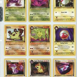 Pokémon TCG Lot – 9 Cards (Set 08) – LP to NM+