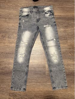 Grey men jeans
