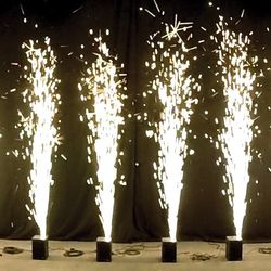 4 PCS Smart 600w Spark Machine Stage Effect Lighting For Dj Disco Party Wedding Show
