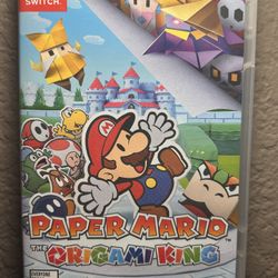 I’m asking$40for Paper Mario: The Origami King for the Nintendo switch the original case