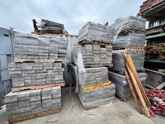Gray Concrete Pavers - Two Sizes