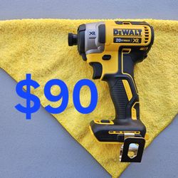 $90 Dewalt DCF887 Impact Driver 3-Speed (Tool-Only) 20-Volt