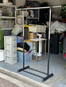 Garment Closet Rack Adjustable up to 50 width up to 62 height