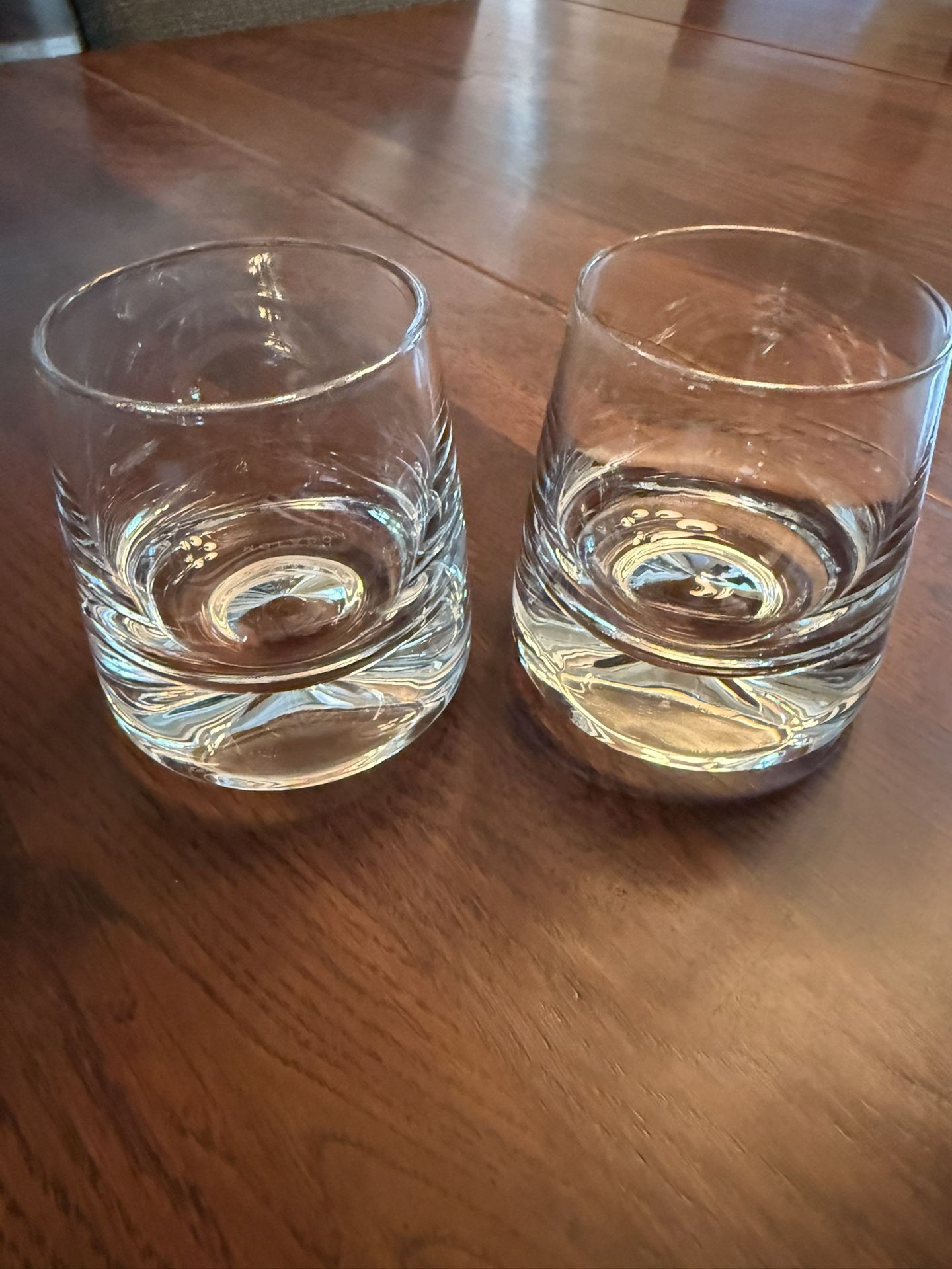 Mofado Barware Drinking Glasses 2 Rocks Lowball Whiskey Tumbler Drinkware Clear